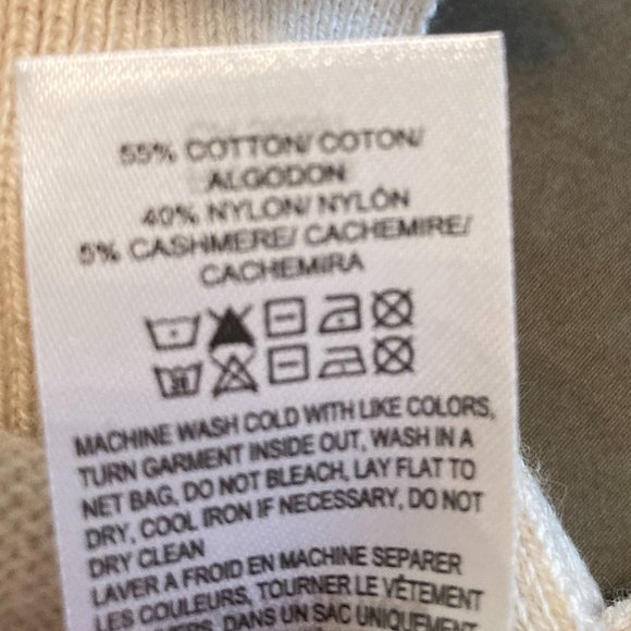 Lucky Brand V- Neck Ivory Sweater - NWT - Picture 6 of 9